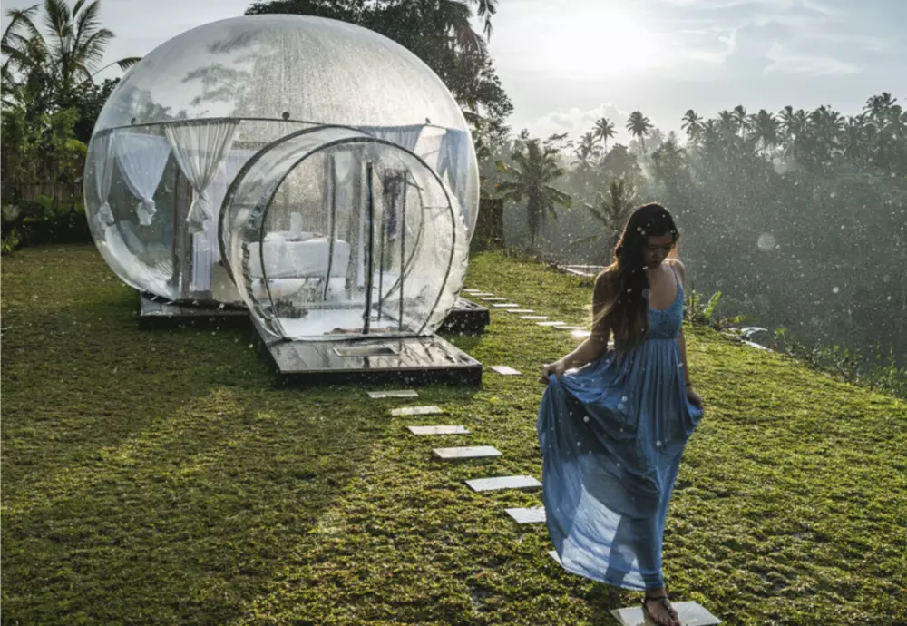 inflatable clear tent bubble