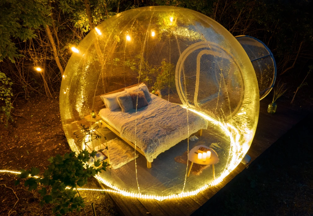 night sky bubble tent