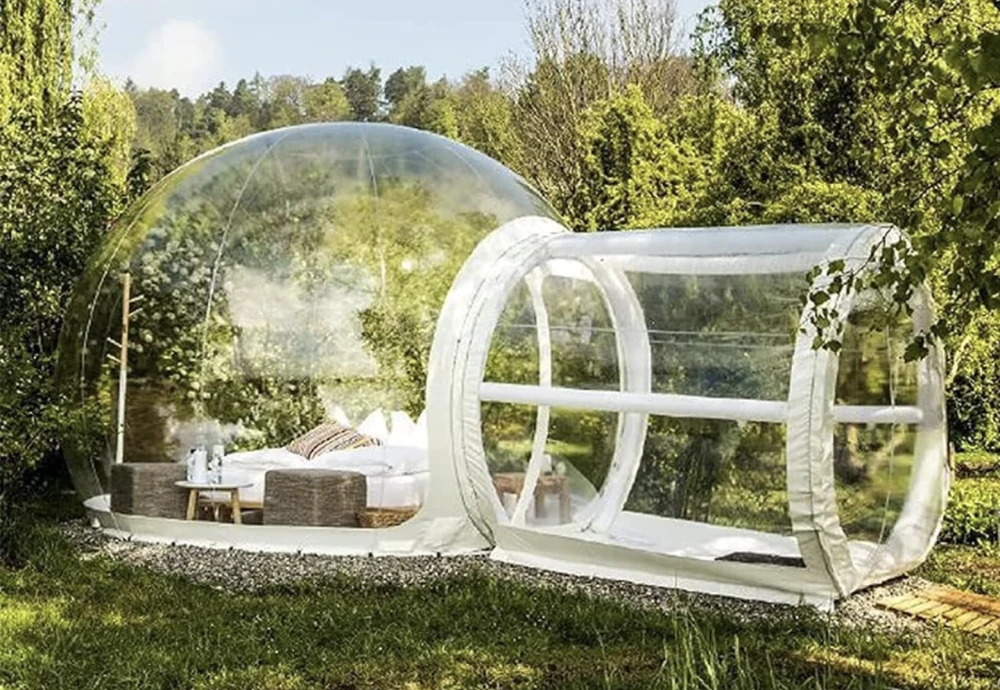 how do bubble tents work