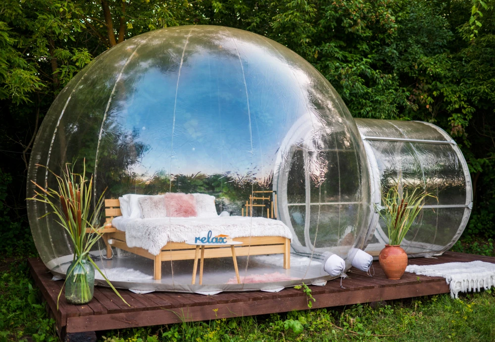 bubble tent outdoor