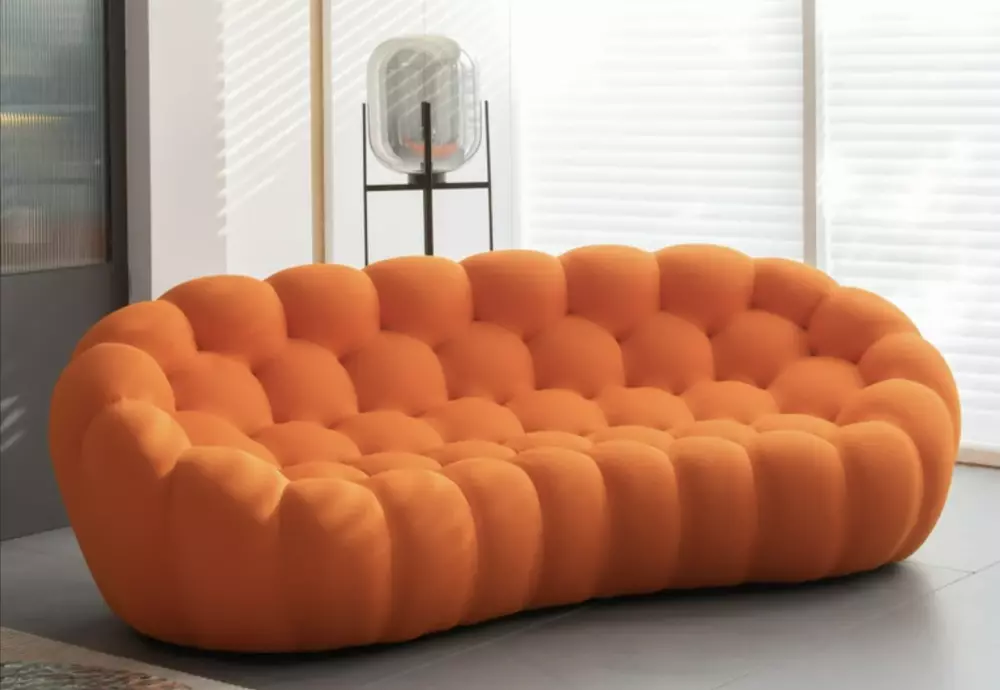 purple bubble couch